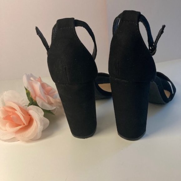 Black "Brash" heeled sandals womens size 8 - Picture 4 of 7